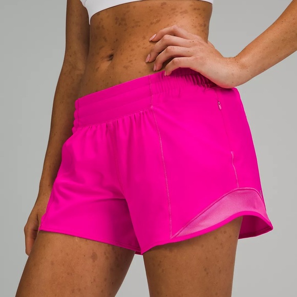 Lululemon Hotty Hot 4” LR Pow pink - Picture 6 of 7